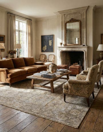 9' 4 x 12' Hand Knotted Ultra Vintage Persian Wool Rug