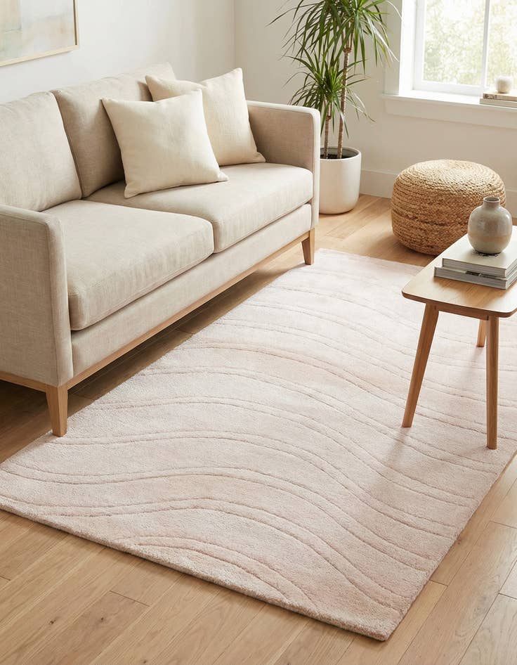 Detail image of  2' 8 x 4' 11  Hand Knotted Darya Wool Rug