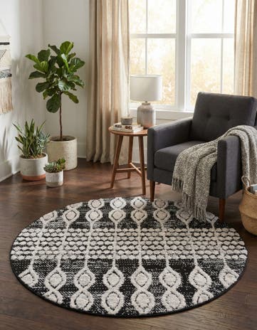 4' x 4' Cherokee Round Rug
