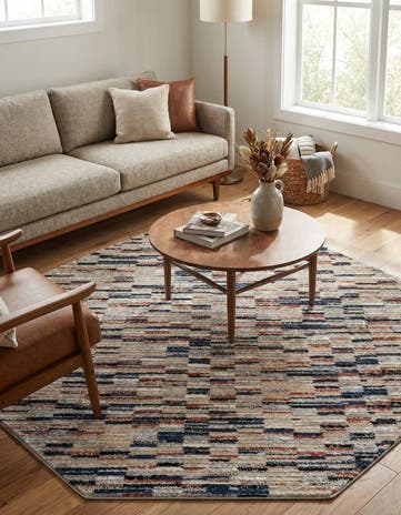 7' x 7' Tucson Octagon Rug