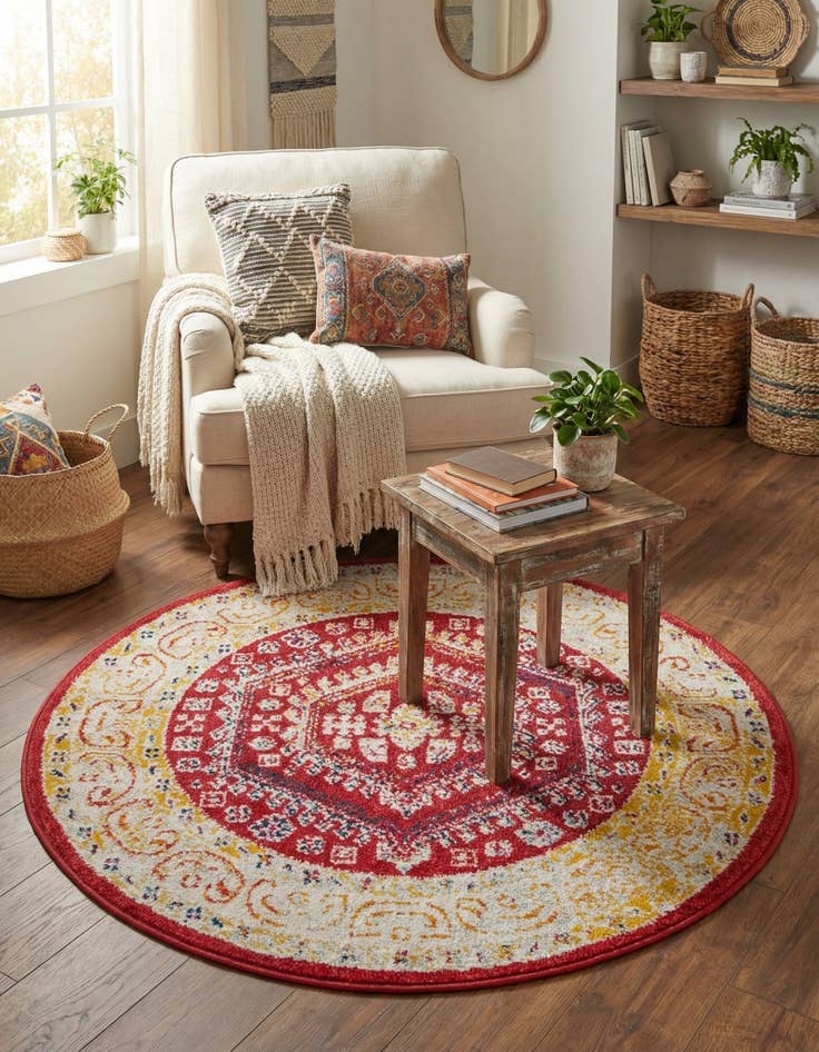 Detail image of  3' x 3' Aurelia Round Rug