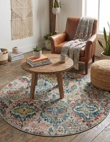 Charleston Round Rug