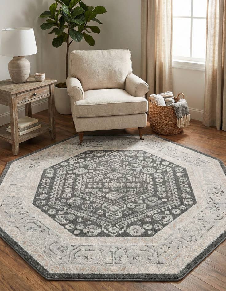 Detail image of 7' x 7' Aurelia Octagon Rug