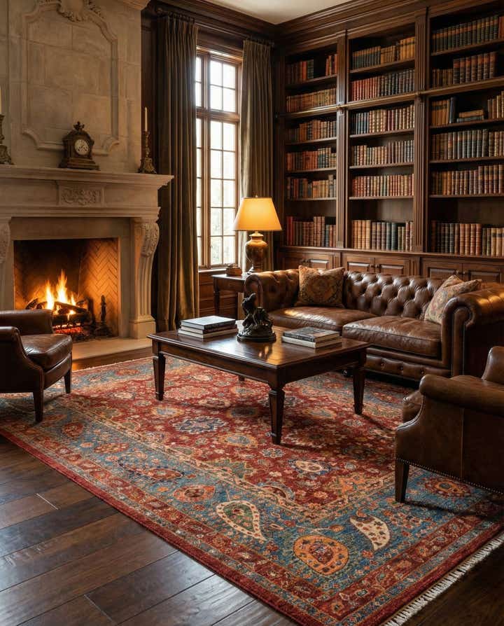 6' 10 x 9' 8 Hand Knotted Ariana Ziegler Rug