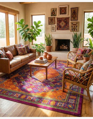 Fuchsia Calypso Rug