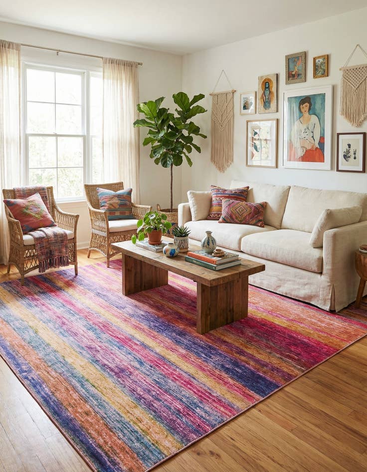 Detail image of  8' 4 x 12' Asha Rug