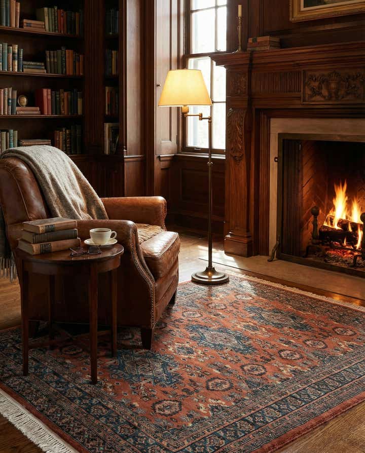 4' 5 x 6' 2 Hand Knotted Bokhara Oriental Wool Rug