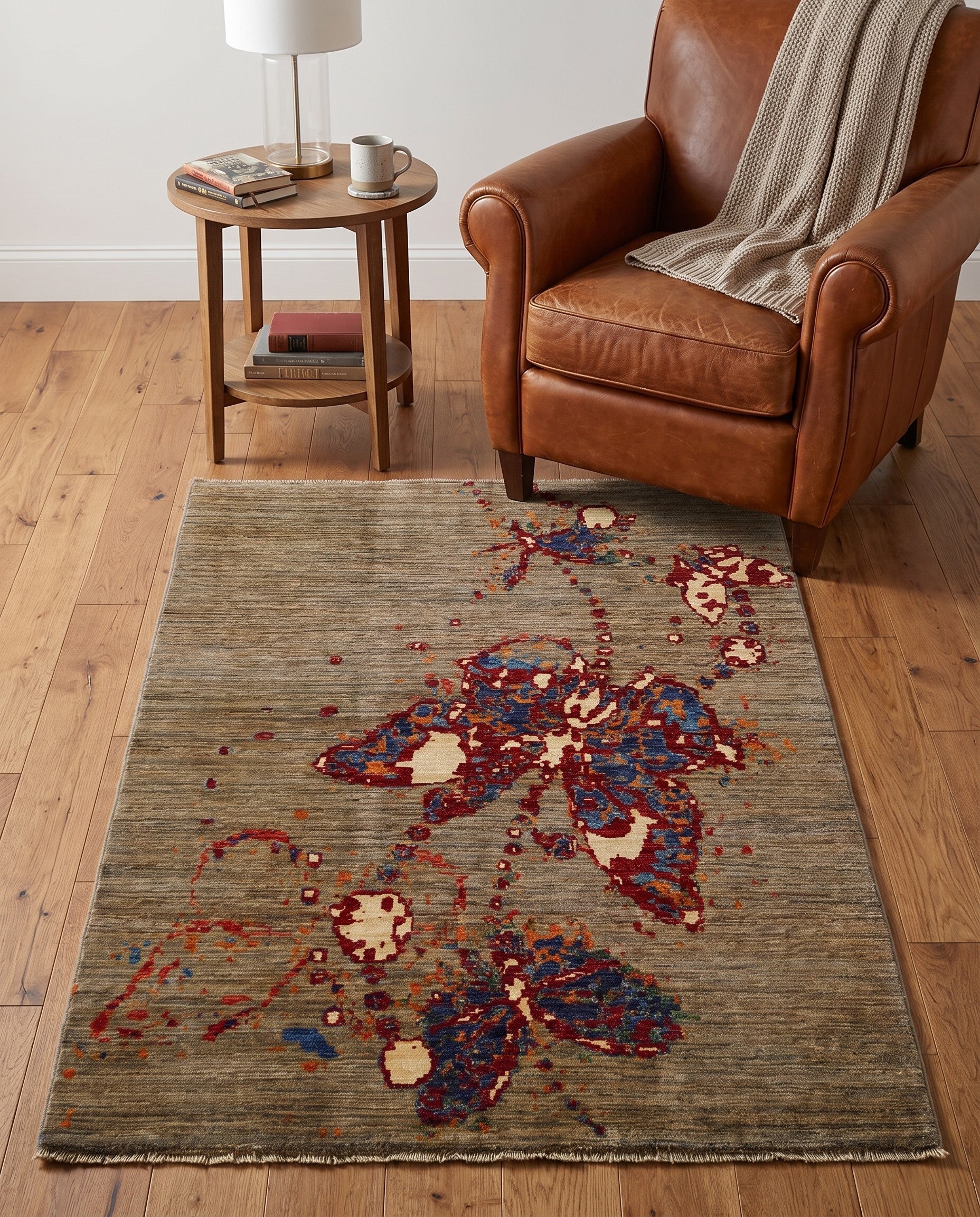 4' x 5' 11 Hand Knotted Ariana Ziegler Rug
