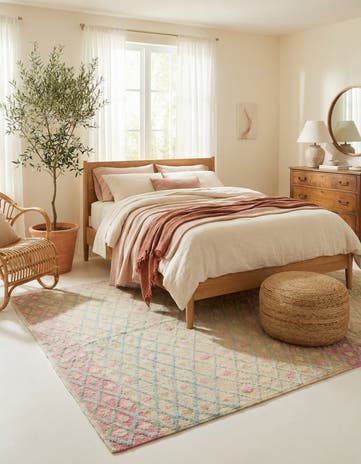5' x 7' Hand Knotted Darya Wool Rug