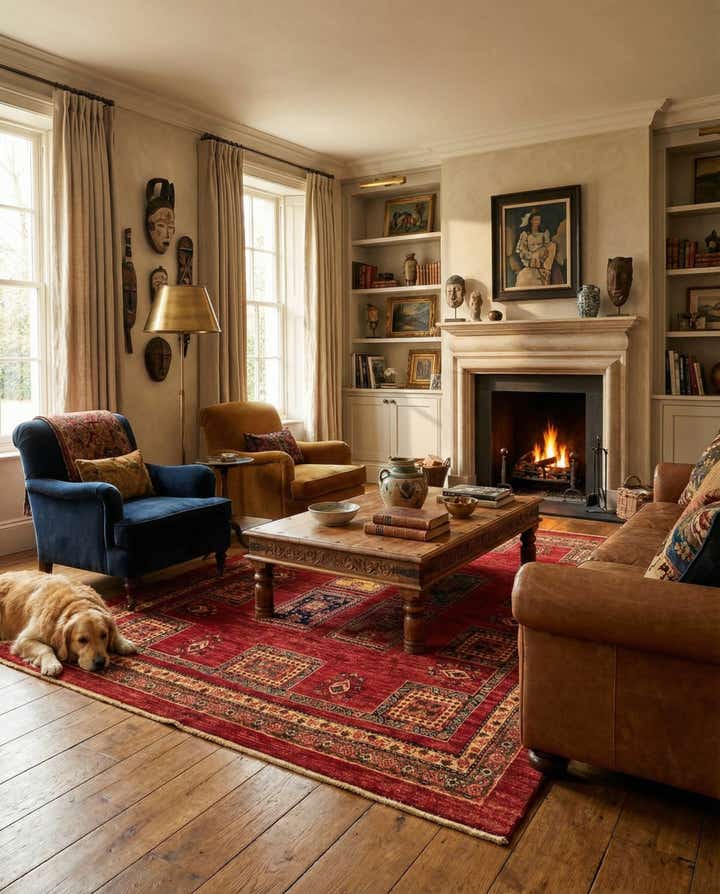 5' 5 x 7' 8 Kashkuli Rug