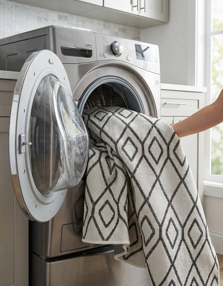 Detail image of 4' x 6'  Washable Jill Zarin Turks and Caicos Indoor / Outdoor Rug