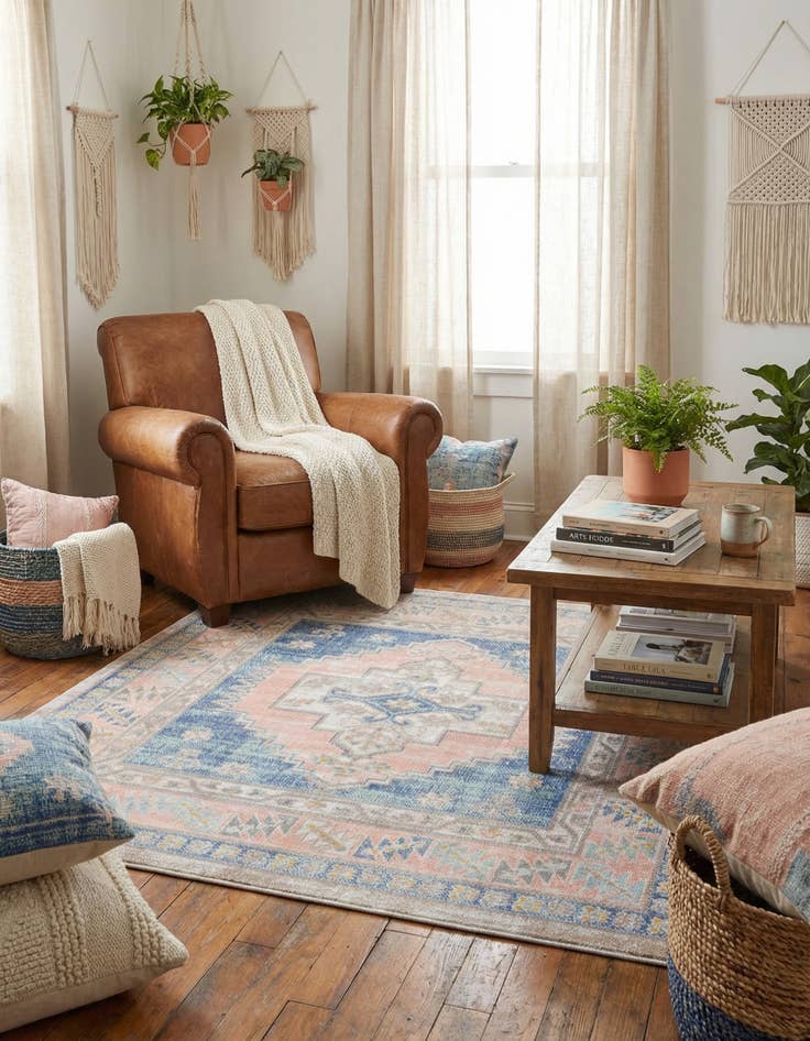 Detail image of  4' x 4' Whitney Square Rug