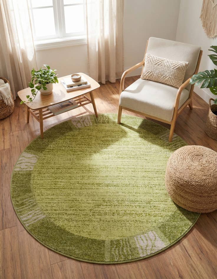 Detail image of  4' x 4' Angelica Round Rug