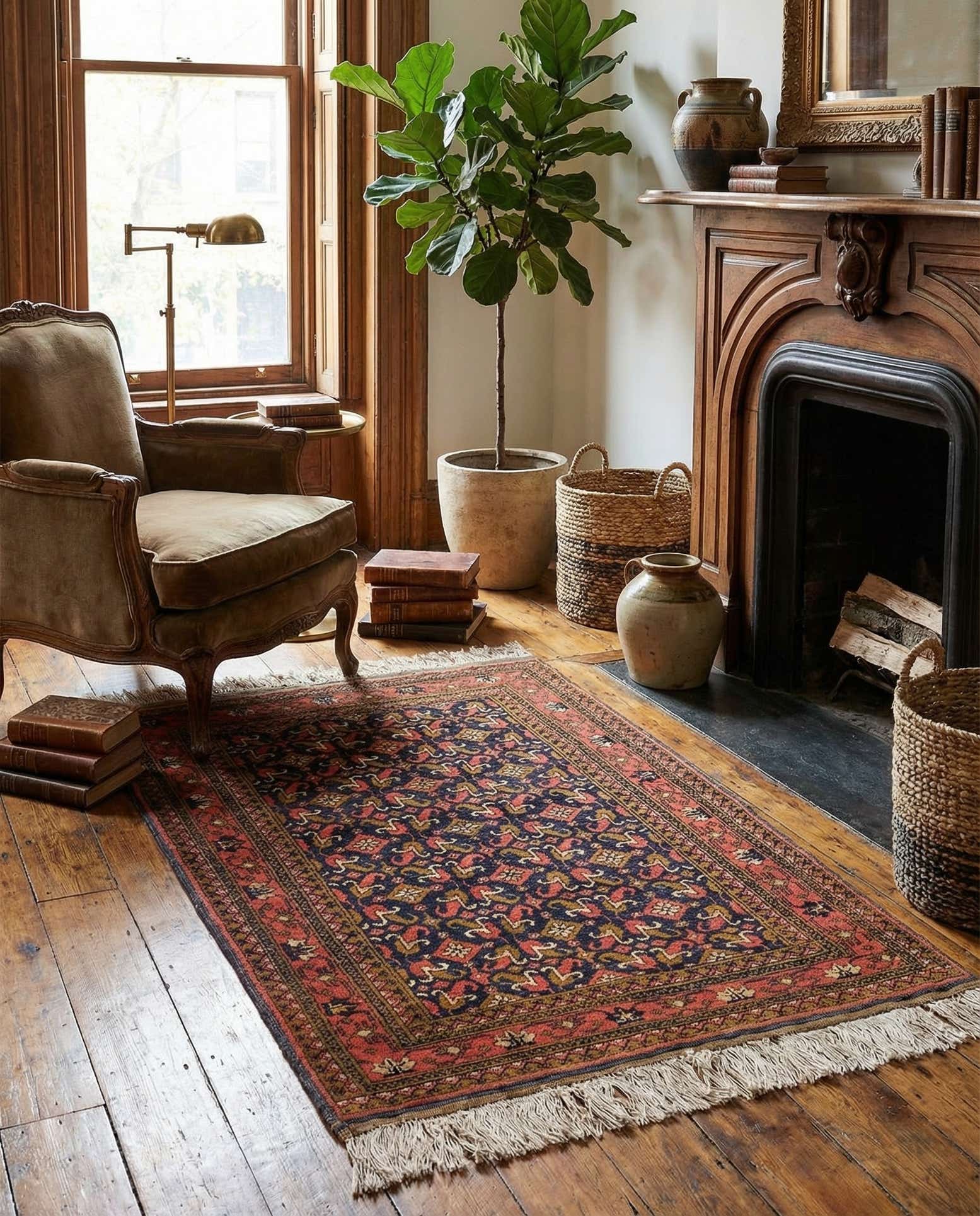 2' 7 x 3' 10 Afghan Rug