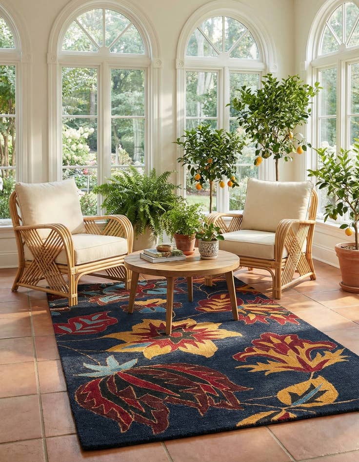 Detail image of 5' 1 x 8' Luna Rug