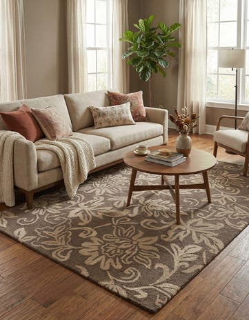 5' x 8' Agra Wool Rug