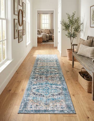2' x 7' 10 Washable Mangata Runner Rug