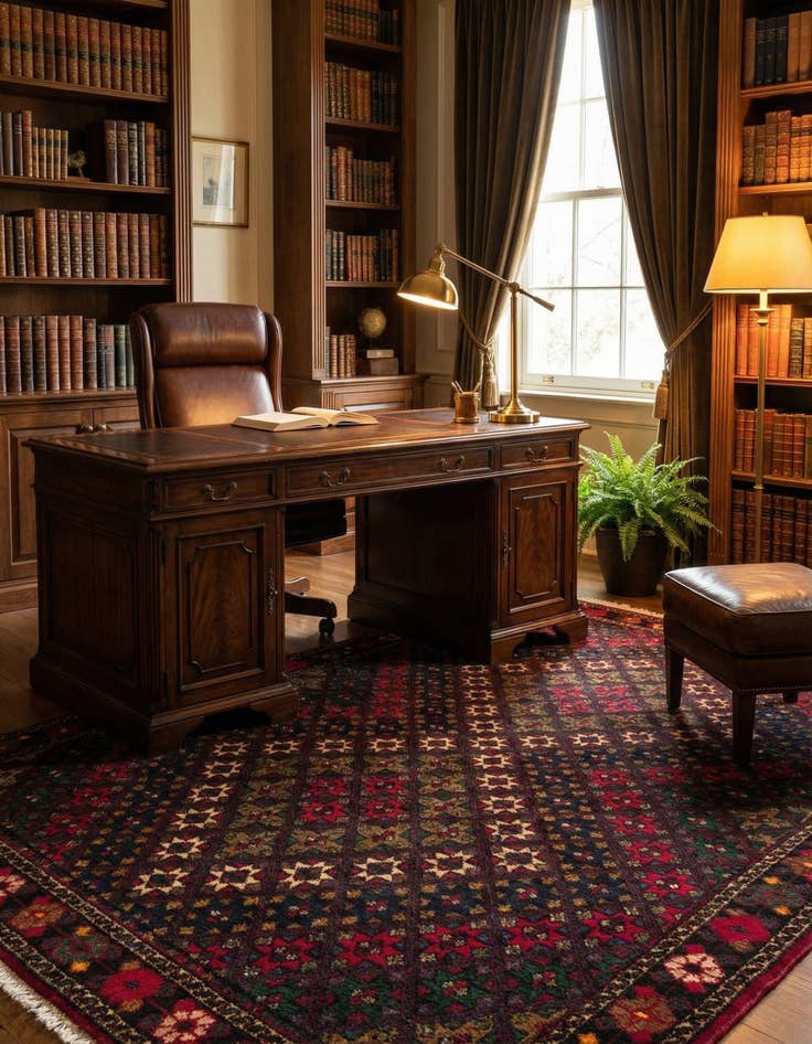 Detail image of 3' 1 x 4' 3 Sirdjan Rug