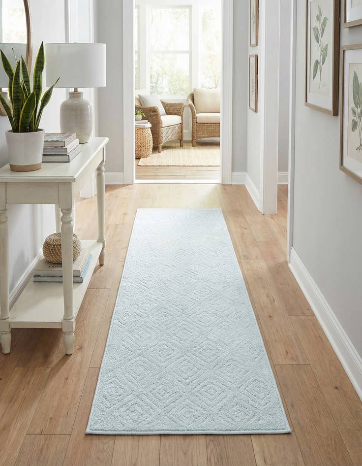 Detail image of 2' x 6' Easy-Clean Sabrina Soto Indoor / Outdoor Runner Rug