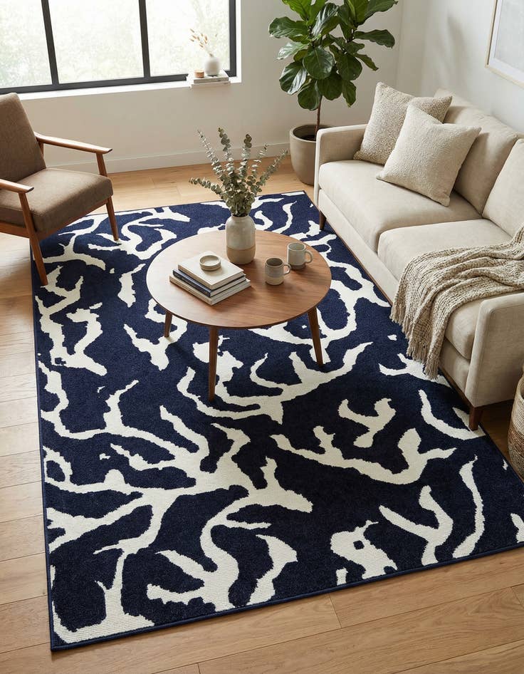 Detail image of 5' x 8' Easy-Clean Sabrina Soto Indoor / Outdoor Rug
