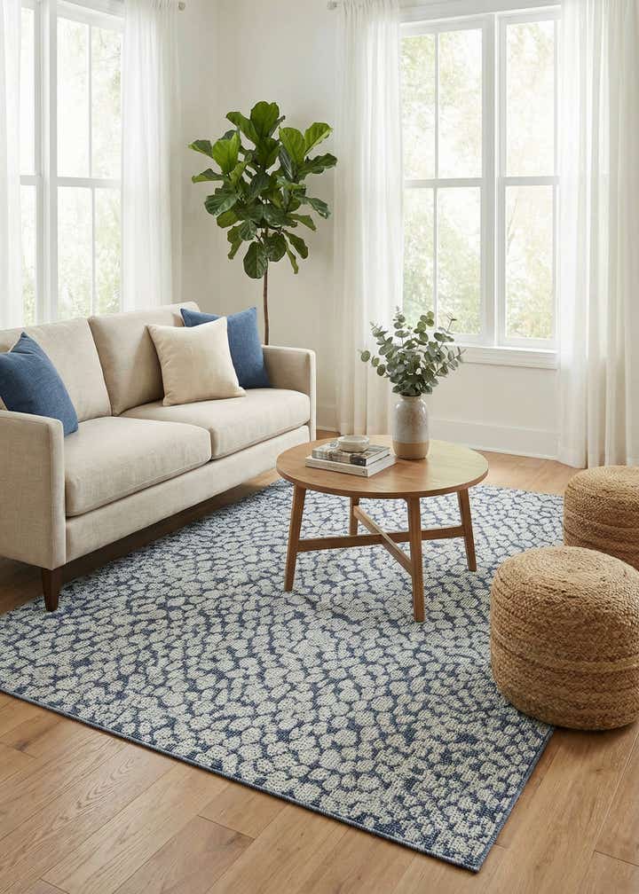 5' 3 x 8' Easy-Clean Safari Indoor / Outdoor Rug