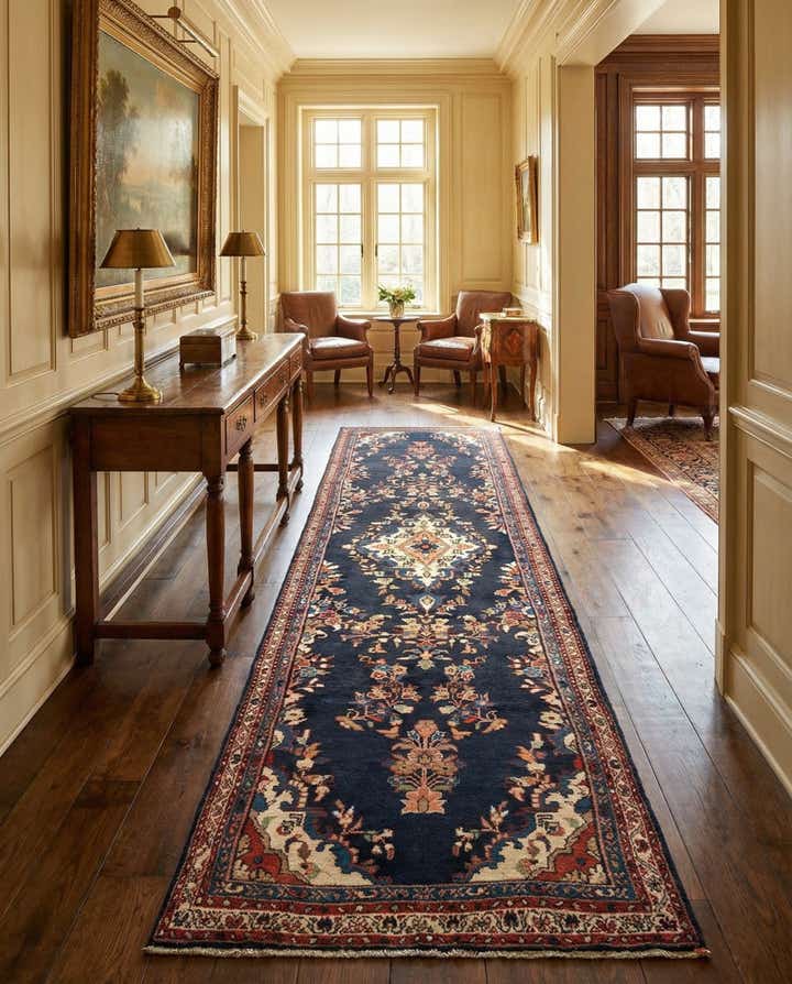 3' 3 x 13' Hamedan Runner Rug