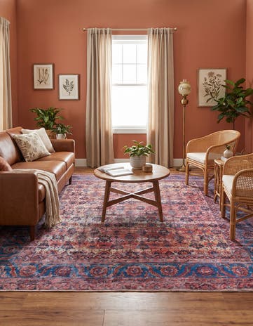 7' 10 x 7' 10 Washable Maahru Square Rug