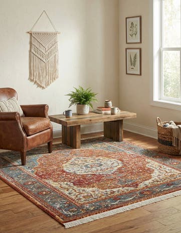 4' 1 x 4' 1 Santiago Square Rug