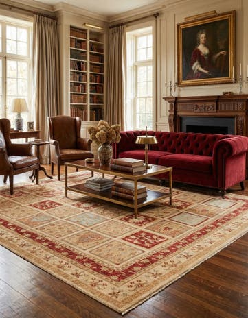 8' 4 x 11' 4 Hand Knotted Ariana Ziegler Rug