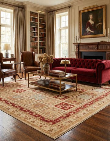 8' 4 x 11' 4 Hand Knotted Ariana Ziegler Rug