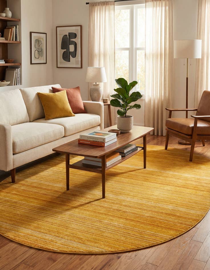 Detail image of  7' 10 x 10' 2 Gemstone Oval Rug