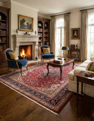 6' 11 x 10' 3 Darjazin Wool Rug