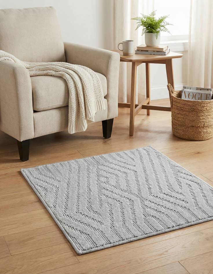 Detail image of 1' 8 x 1' 8  Washable Sabrina Soto Hudson Indoor / Outdoor Sample Rug
