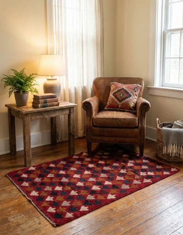 2' 10 x 4' 6 Hand Knotted Balouch Persian Wool Rug