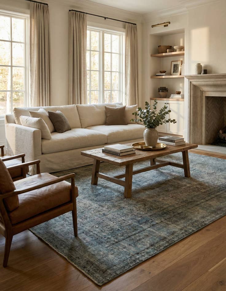 Detail image of 9' 6 x 13' 5  Hand Knotted Vintage Royal Persian Wool Rug