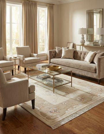 5' 7 x 7' 10 Hand Knotted Darya Rug