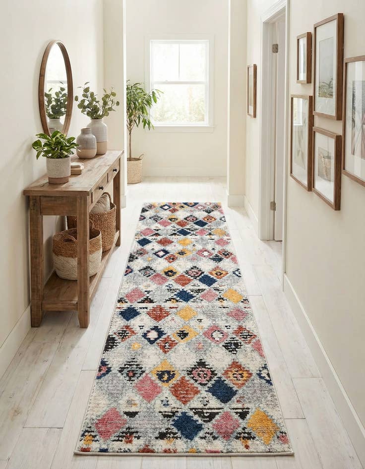 Detail image of 2' 7 x 10' Morocco Runner Rug