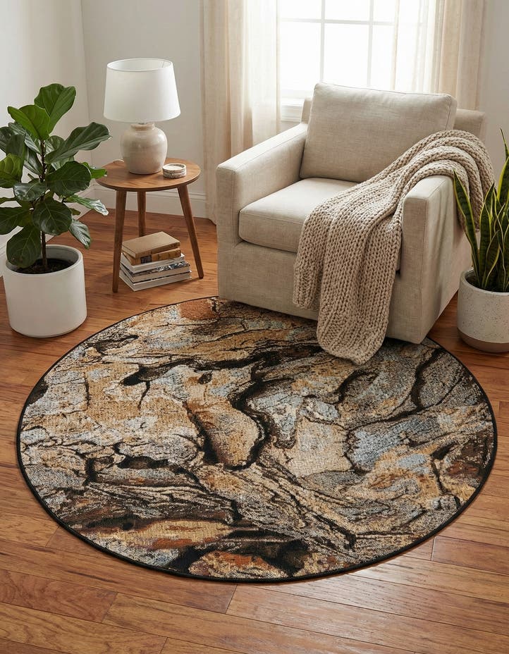 4' x 4' Easy-Clean Modern Indoor / Outdoor...