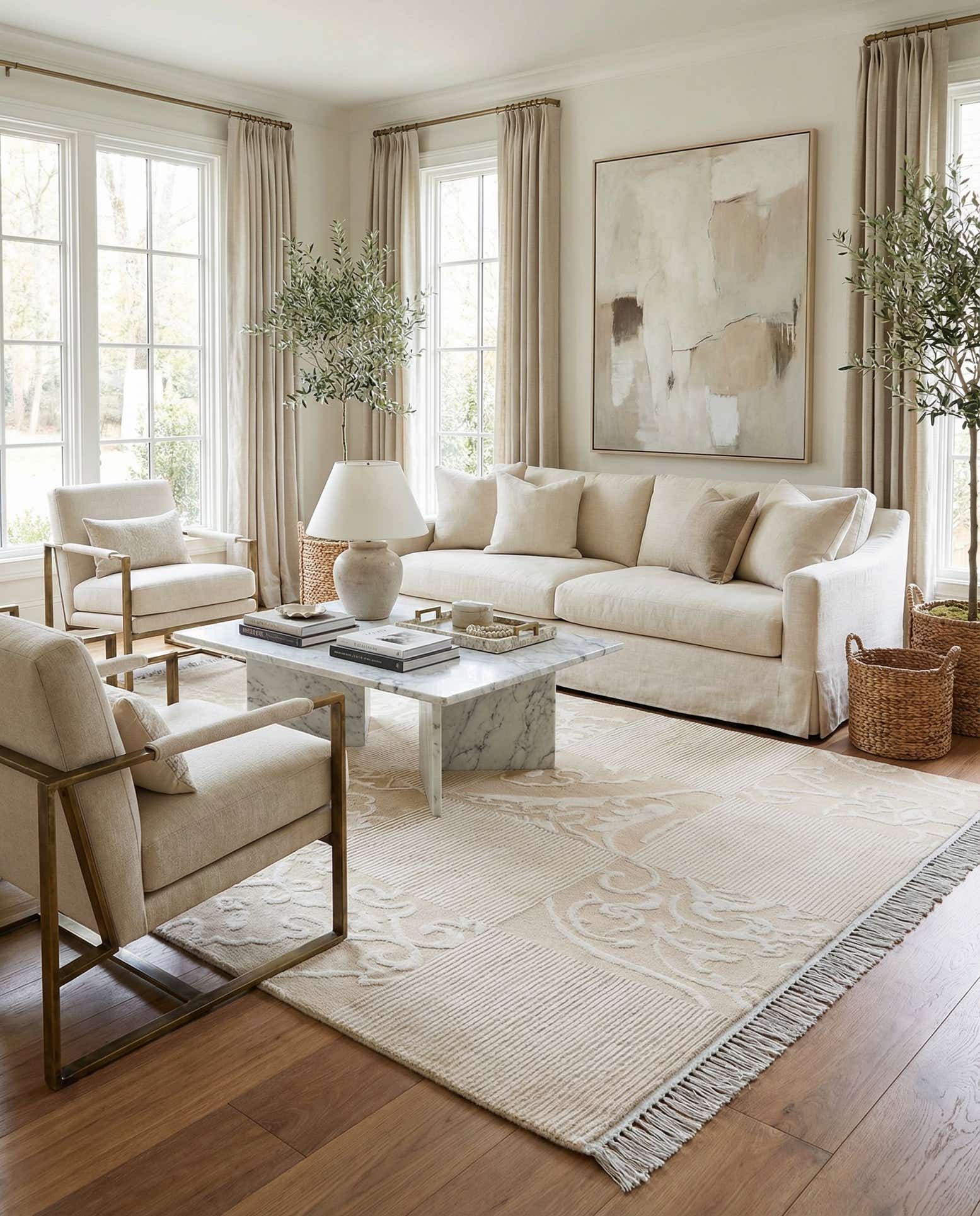 5' 7 x 8' 2 Hand Knotted Darya Wool Rug