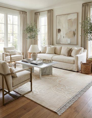 5' 7 x 8' 2 Hand Knotted Darya Wool Rug