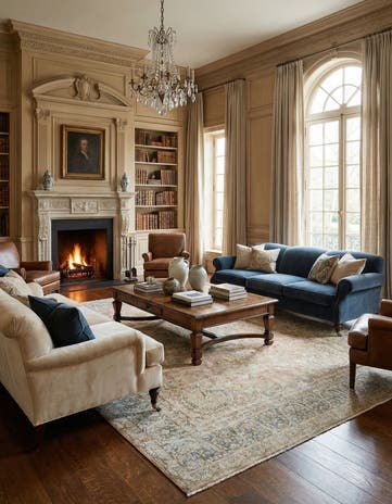 9' 8 x 13' Vintage Royal Wool Rug