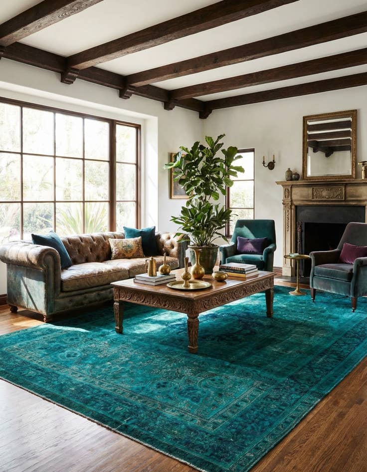 Detail image of 8' 2 x 11' 2 Ultra Vintage Wool Rug