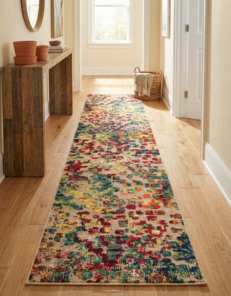 Detail image of  2' 7 x 10'  Washable Casablanca Indoor / Outdoor Runner Rug