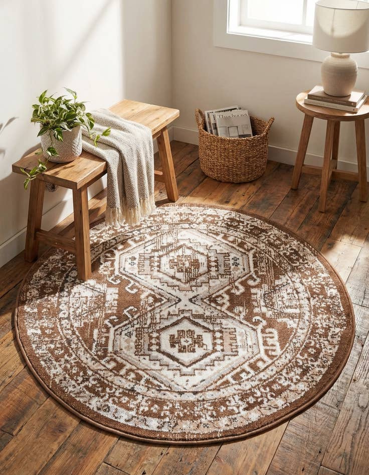 Detail image of  3' x 3' Charlotte Round Rug