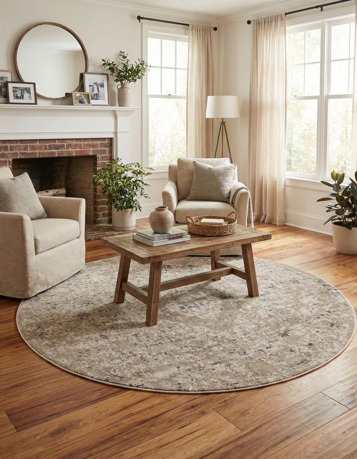 7' x 7' Oregon Round Rug