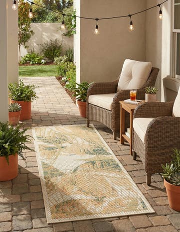 2' x 4' Easy-Clean Baja Indoor / Outdoor Runner Rug