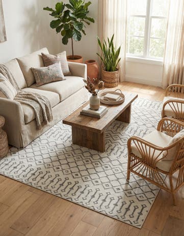 7' x 10' Kasbah Trellis Rug