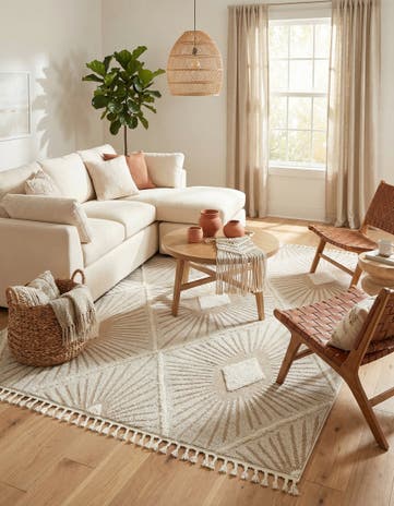 Ivory Boho Rug