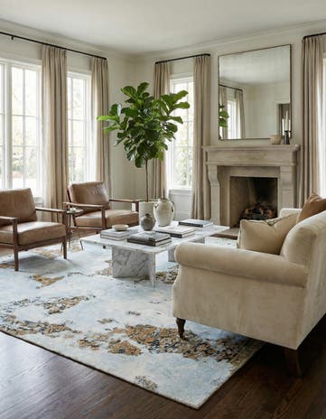 6' 4 x 9' 5 Hand Knotted Ultra Vintage Persian Wool Rug