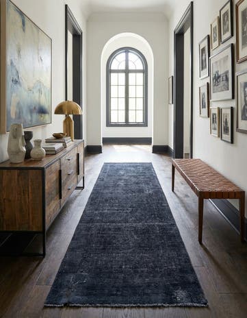 3' 1 x 7' 7 Hand Knotted Ultra Vintage Persian Wool Runner Rug